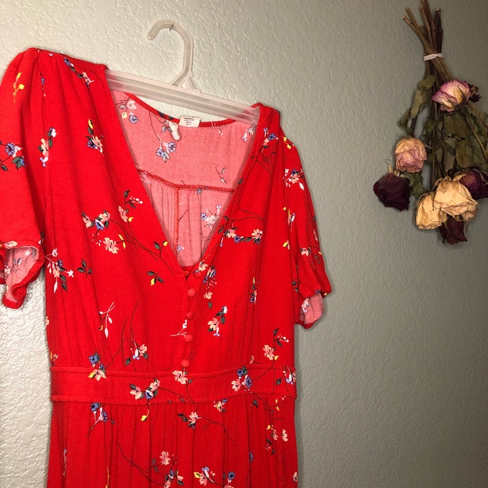 Beautiful flower print dress